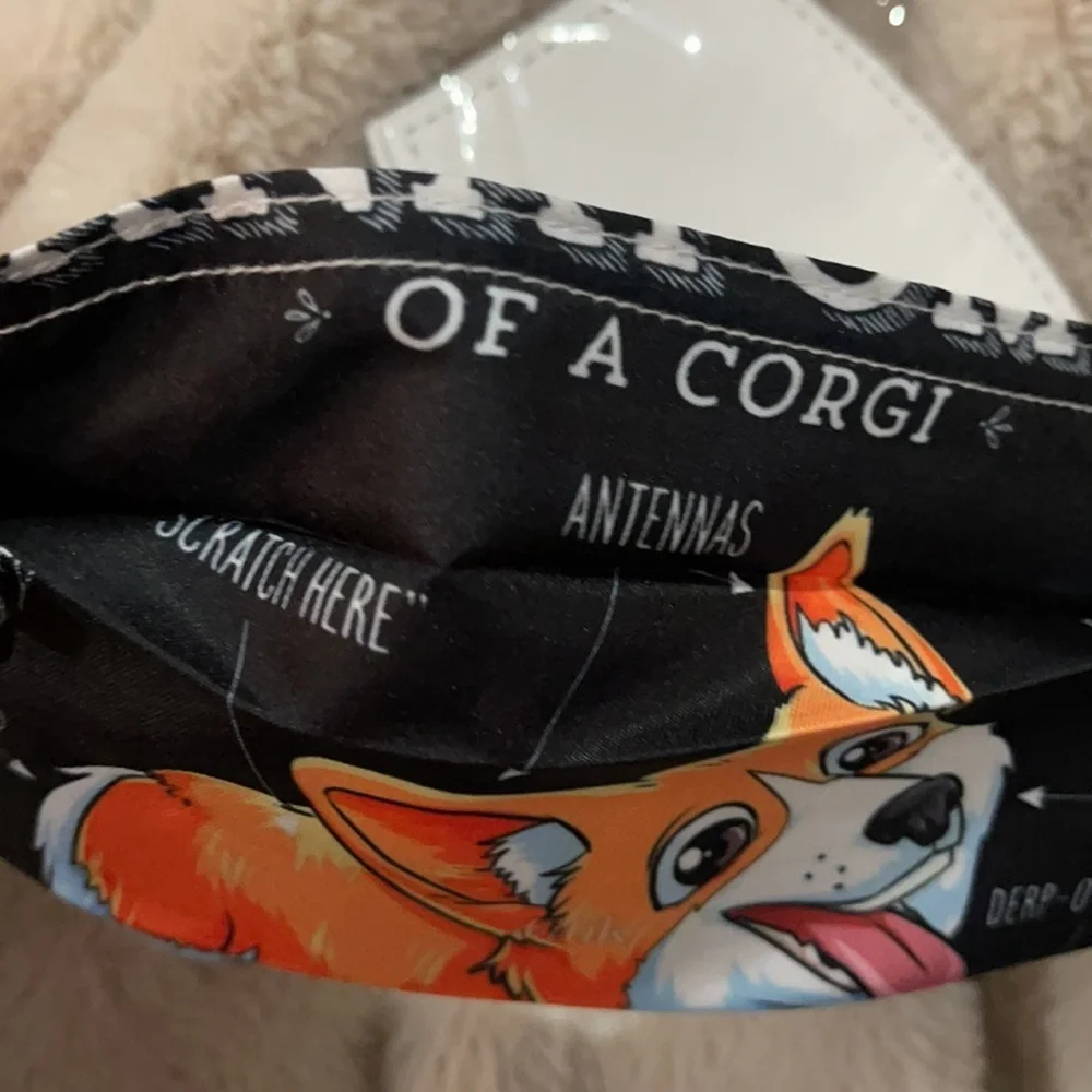 New Corgi face mask